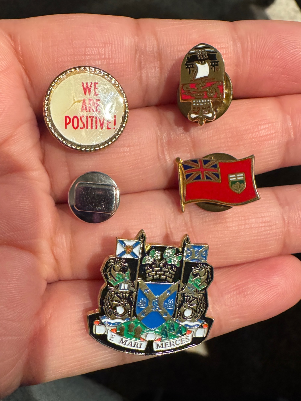 4-Piece Vintage Canadian Souvenir Pin Bundle - Picture 2 of 11